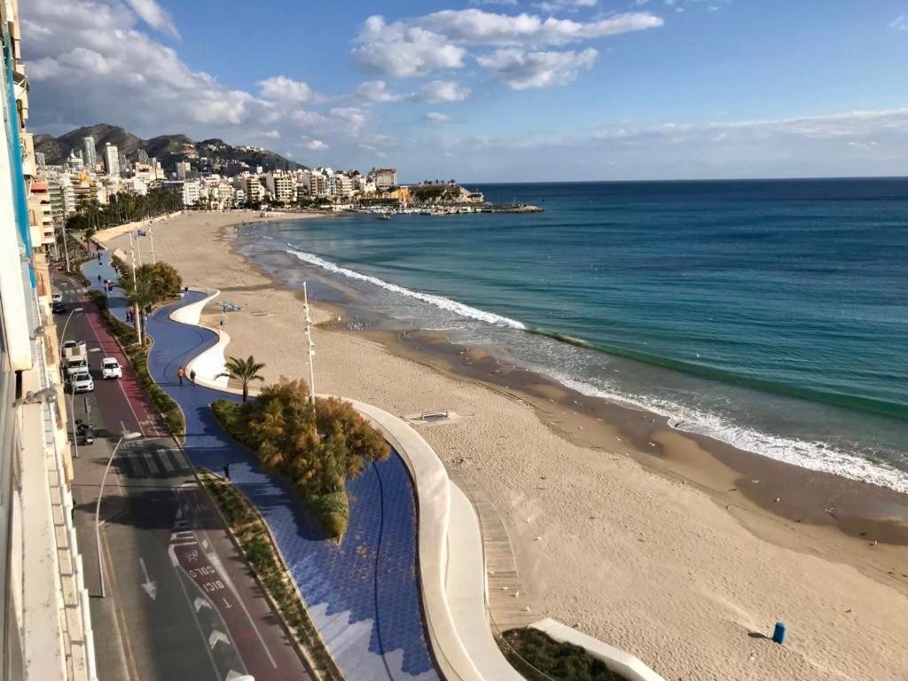 Los Fernandos, 1St Line Beachfront Poniente, 2 Bedroom Apartment Ocean Terrace Benidorm Esterno foto