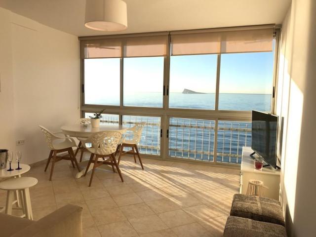 Los Fernandos, 1St Line Beachfront Poniente, 2 Bedroom Apartment Ocean Terrace Benidorm Esterno foto